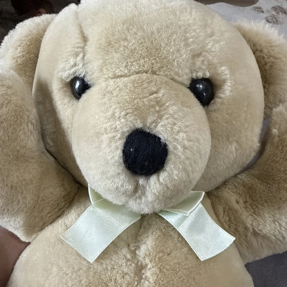Dakin Cuddles Bear Plush Stuffed Animal 14 Inch Beige 31-6510 Vintage 1979‎